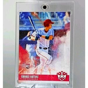 Shohei Ohtani RC #76 Diamond Kings Panini 2018 Batting Follow Through